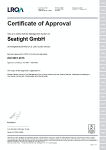 Certificate of Approval 2015